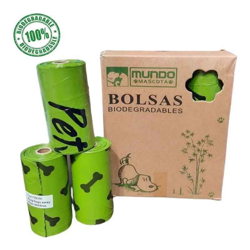 Pack 2 Bolsas Biodegradable Mascotas