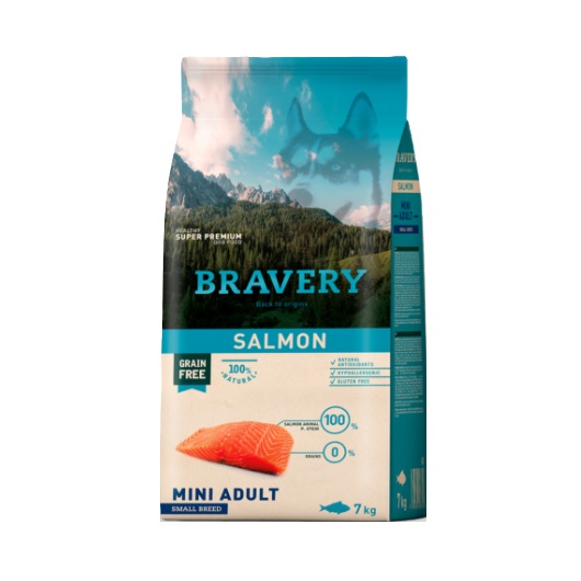 Bravery Salmón – Adulto Razas Pequeñas