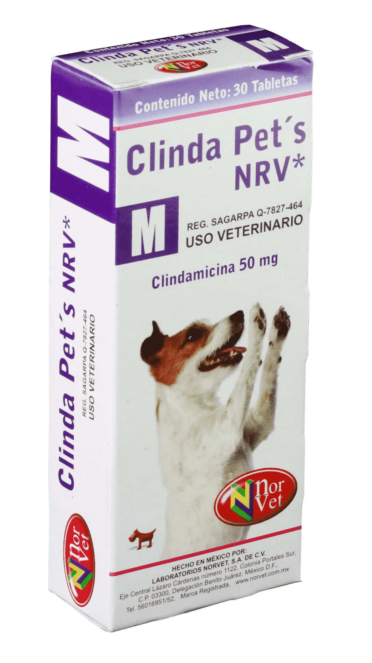 Norvet Clinda Pets NRV para Perro/Gato, 30 tabletas - Imagen 3