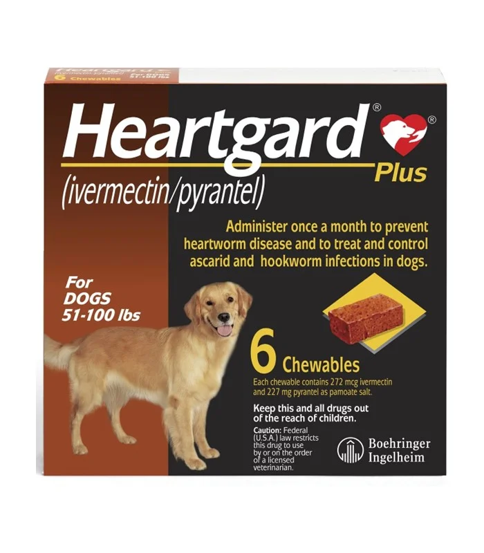 Desparasitante Heartgard Plus de 23-45Kg
