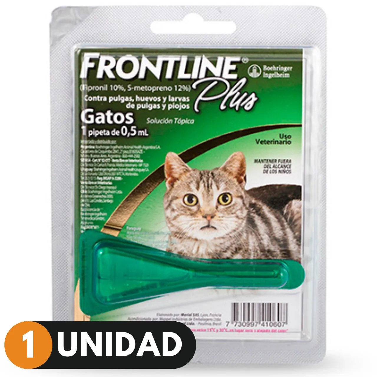 Pipeta Antipulgas Frontline Plus Gato