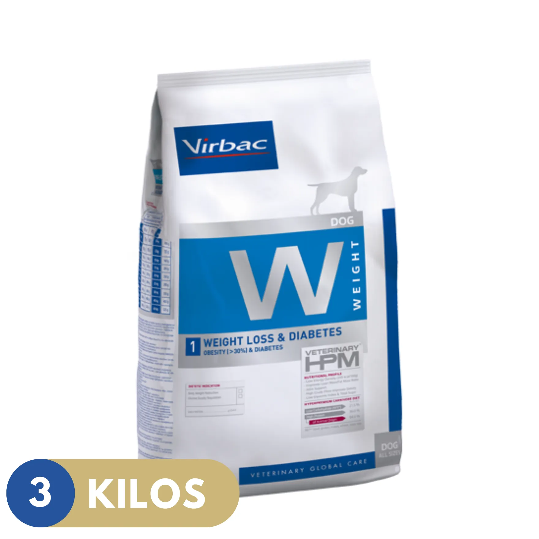 Virbac Adulto HPM Weight Loss – Diabetes 3 Kg