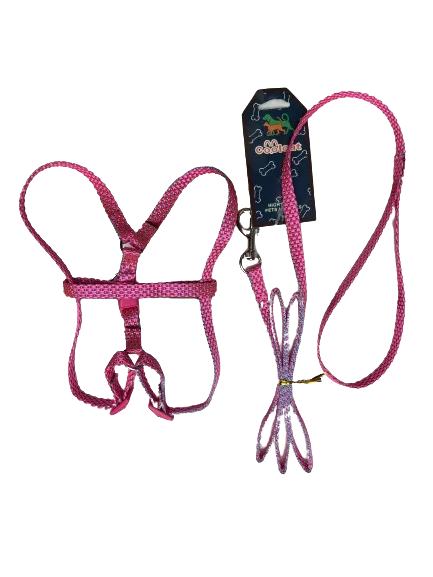 Correa y pechera ajustable para mascota - Imagen 2
