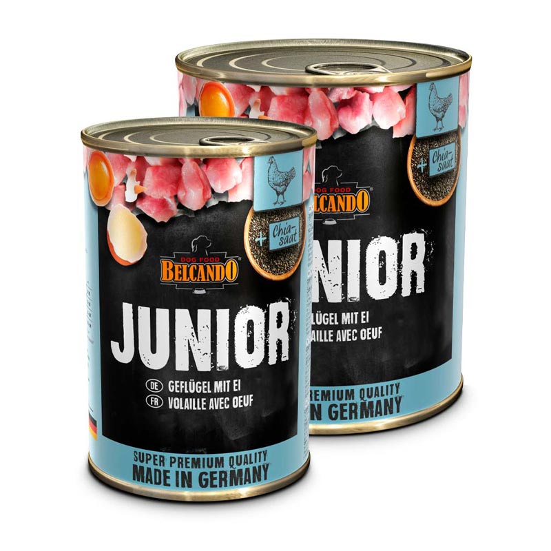 Belcando Junior Lata Ave y Huevo – Alimento húmedo para Perros