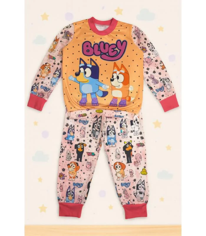 Pijama Infantil Bluey y Bingo