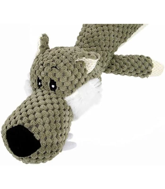 Juguete Peluche Lobo largo para Mascotas - Imagen 5