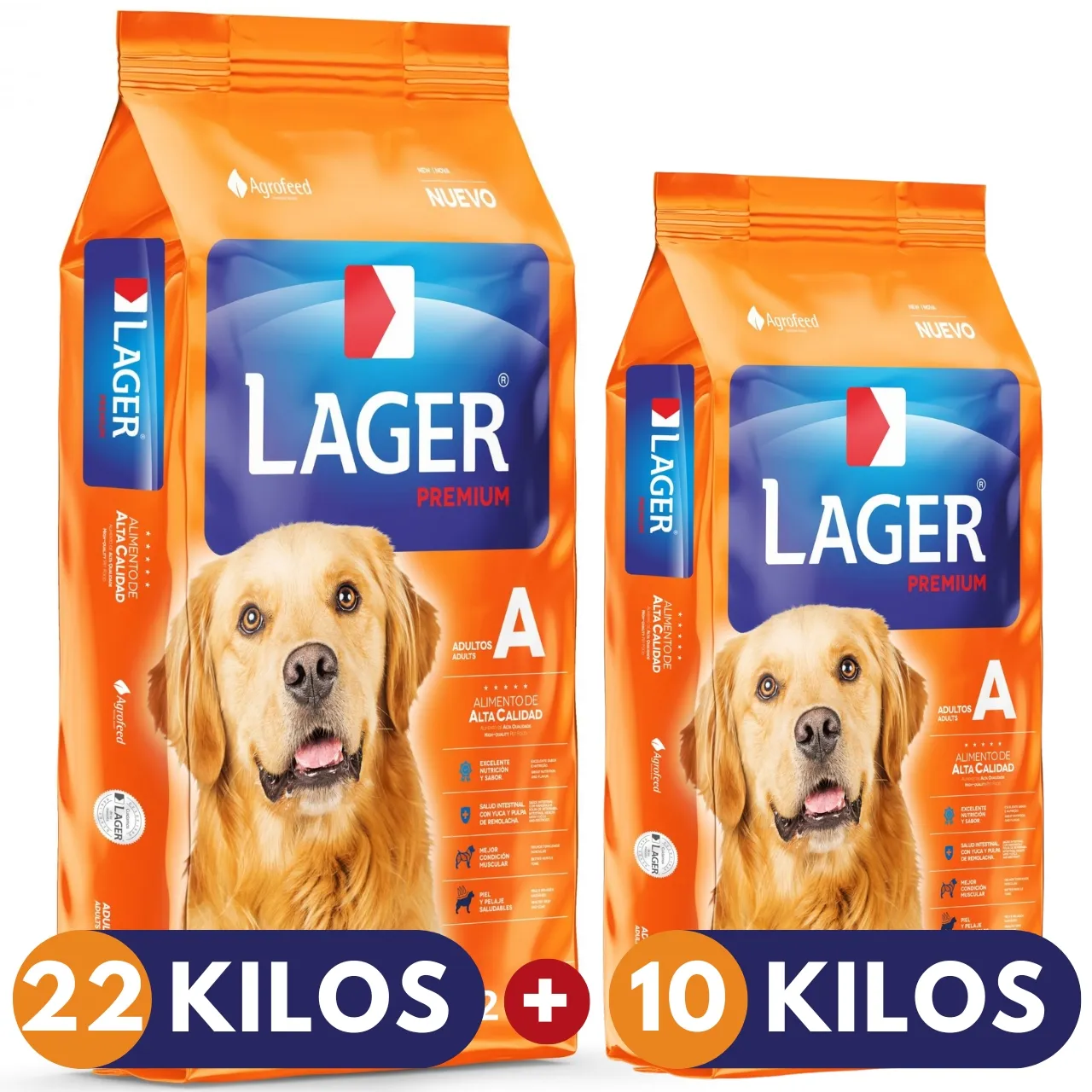 Lager Adulto 22 kg + 10 Kg