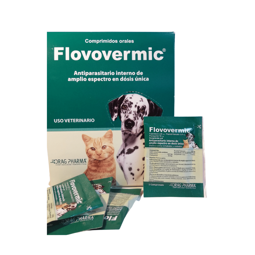 Flovovermic Antiparasitario Interno Para Perros y Gatos