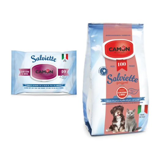 Toallas Húmedas Camon Salviette Clorhexidina y Mirra