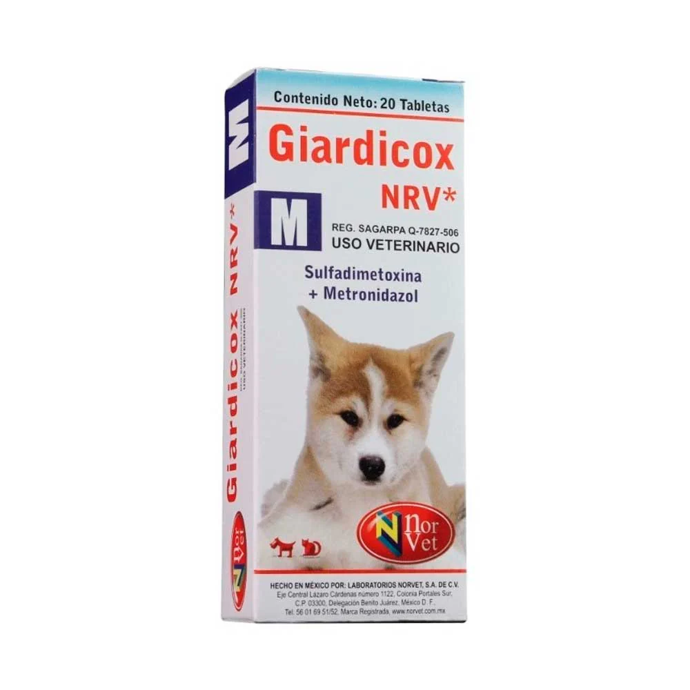 Norvet Giardicox para Perro/Gato, 20 tabletas - Imagen 3