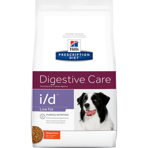 Hill's Prescription Diet i/d Alimento Seco Gastrointestinal Bajo en Grasa para Perro Adulto, 3.9 kg