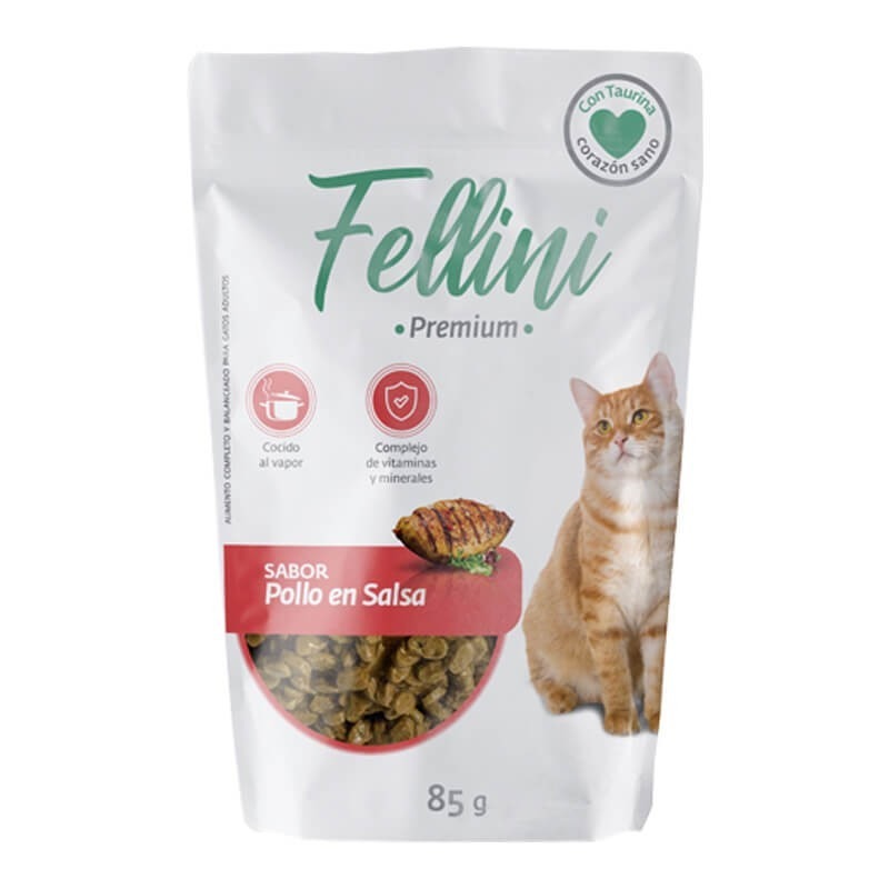 Snack Fellini Pollo en Salsa 85 g